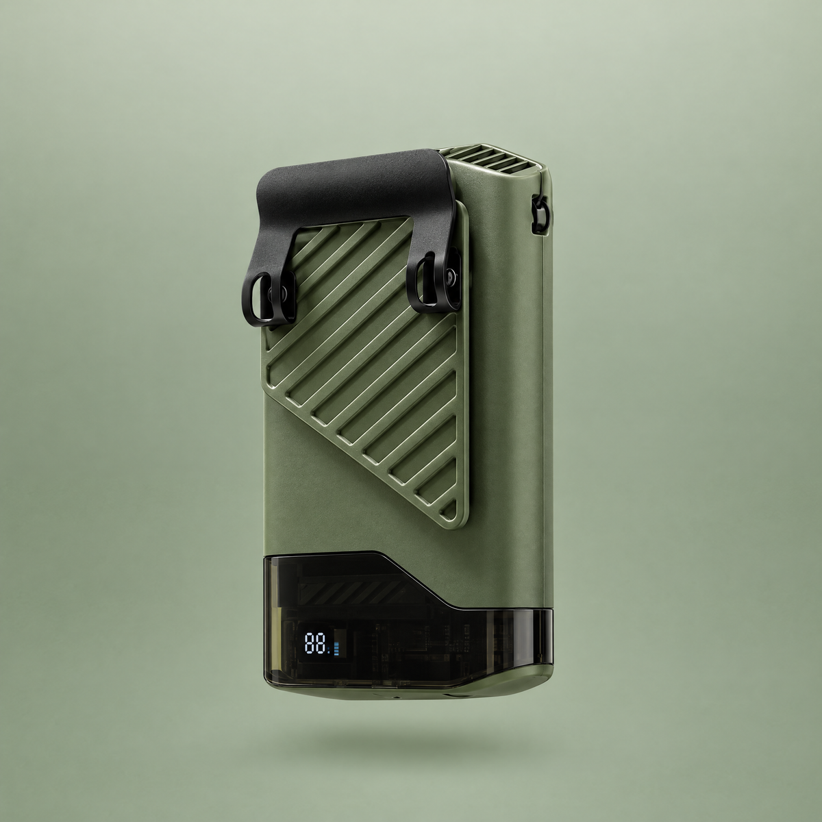 Blow Me Mini small portable neck fan in green